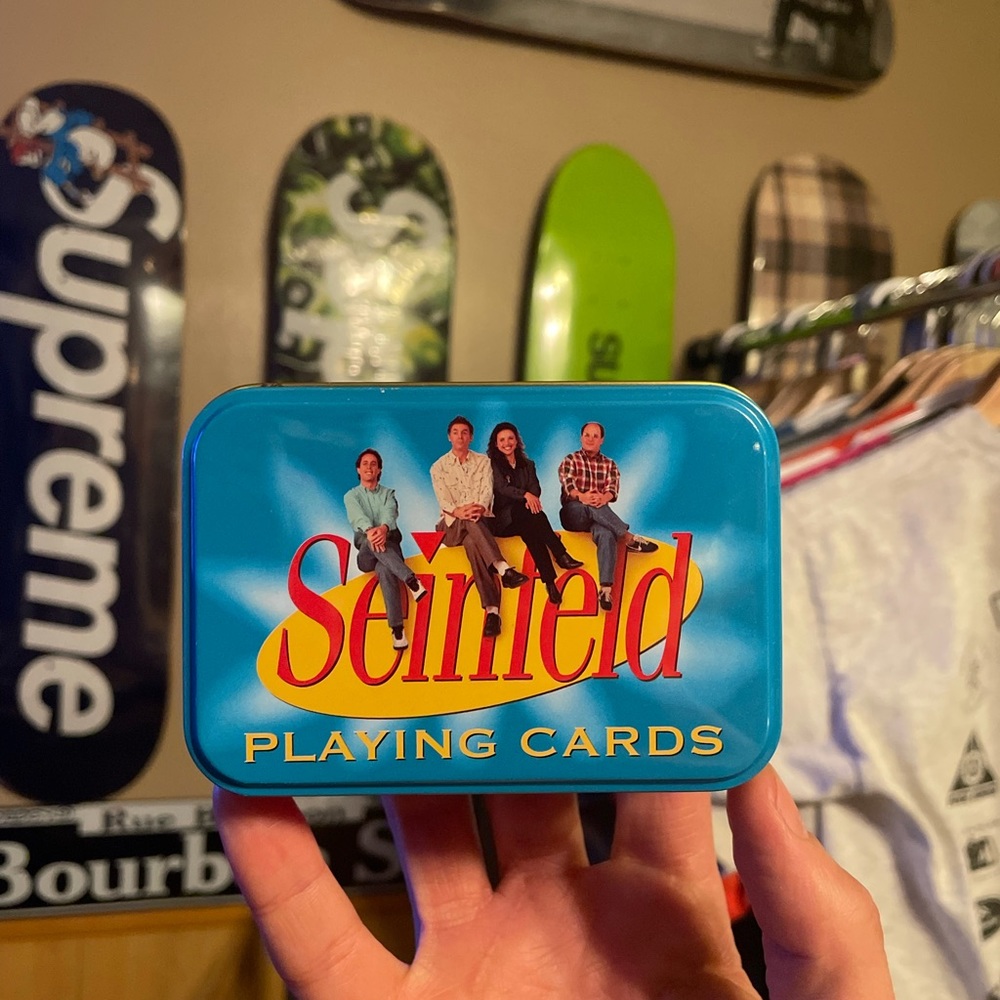 Brand new in box Seinfeld playing cards